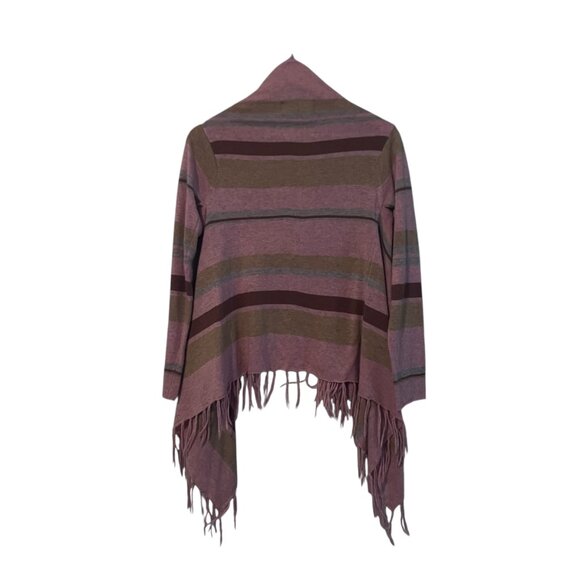 NWOT Young Threads Women's Pink Striped Cardigan Size S - Picture 2 of 3